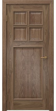 Межкомнатная дверь SL004 (шпон американский орех) — 6111