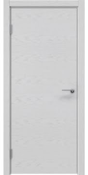 Межкомнатная дверь ZK001 (шпон ясень светло-серый / глухая) — 5993