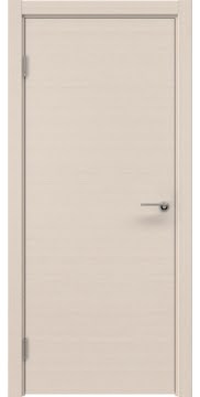 Гладкая дверь с каркасом из массива сосны и МДФ, ZK001 (шпон беленый дуб, глухая)