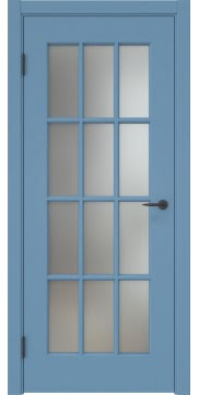 Классическая межкомнатная дверь, ZK023 (эмаль RAL 5024, со стеклом)