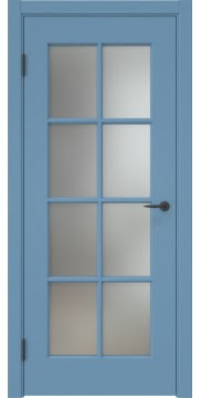 Межкомнатная дверь, ZK024 (эмаль RAL 5024, со стеклом)