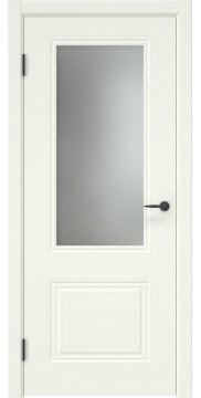 Окрашенная дверь ZK028 (эмаль RAL 9010, со стеклом)