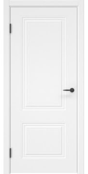 Межкомнатная дверь в кладовку, ZK028 (эмаль белая)