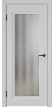 Дверь межкомнатная, ZK030 (эмаль серая, остекленная)