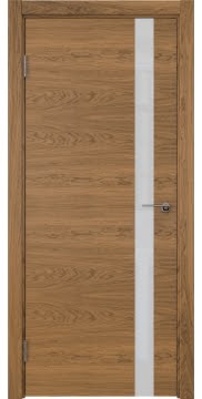 Межкомнатная дверь ZM012 (шпон дуб античный с патиной, лакобель белый) — 5984