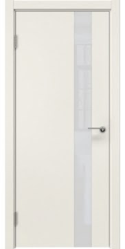 Межкомнатная дверь ZM012 (эмаль слоновая кость, лакобель белый) — 5331