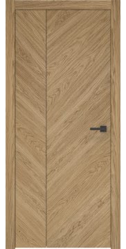 Складная дверь ZM048 (натуральный шпон дуба, глухая) — 17047