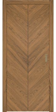 Складная дверь книжка ZM049 (шпон дуб античный с патиной)