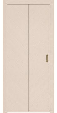 Складная дверь ZM049 (шпон беленый дуб, глухая) — 17052