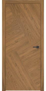Межкомнатная дверь, ZM054 (шпон дуб античный с патиной)