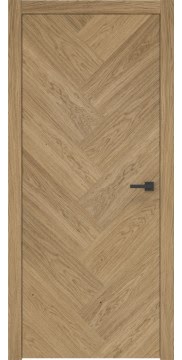 Межкомнатная шпонированная дверь, ZM055 (натуральный шпон дуба)