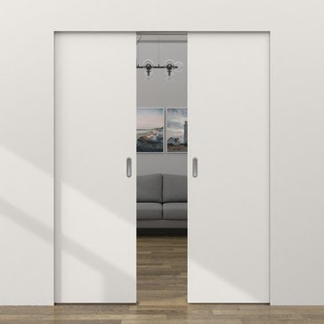 Дверь пенал раздвижная, встроенная ZM062 (грунтованная под покраску, глухая)