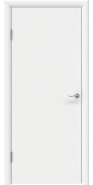 Ламинированная дверь Браво, ГОСТ-0 (белая, глухая)