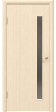 Дверь ламинированная Каприз (беленый дуб, сатинат)