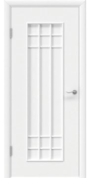 Дверь ламинированная Стелла (белая, глухая)