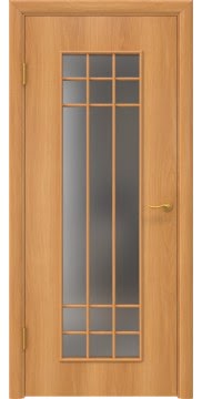 Дверь ламинированная Стелла (миланский орех, сатинат)