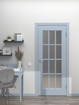 С английской решеткой